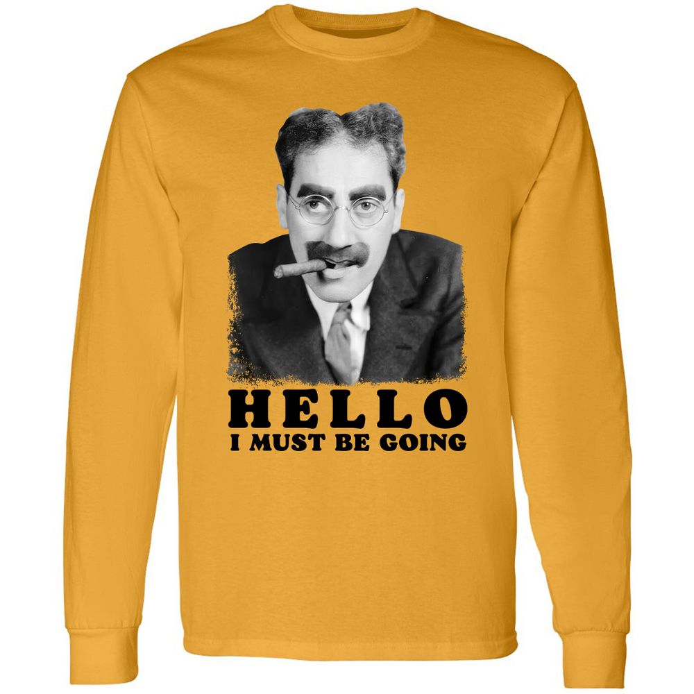 Long Sleeve T-Shirt - W3PENBD2 - Gold - 9