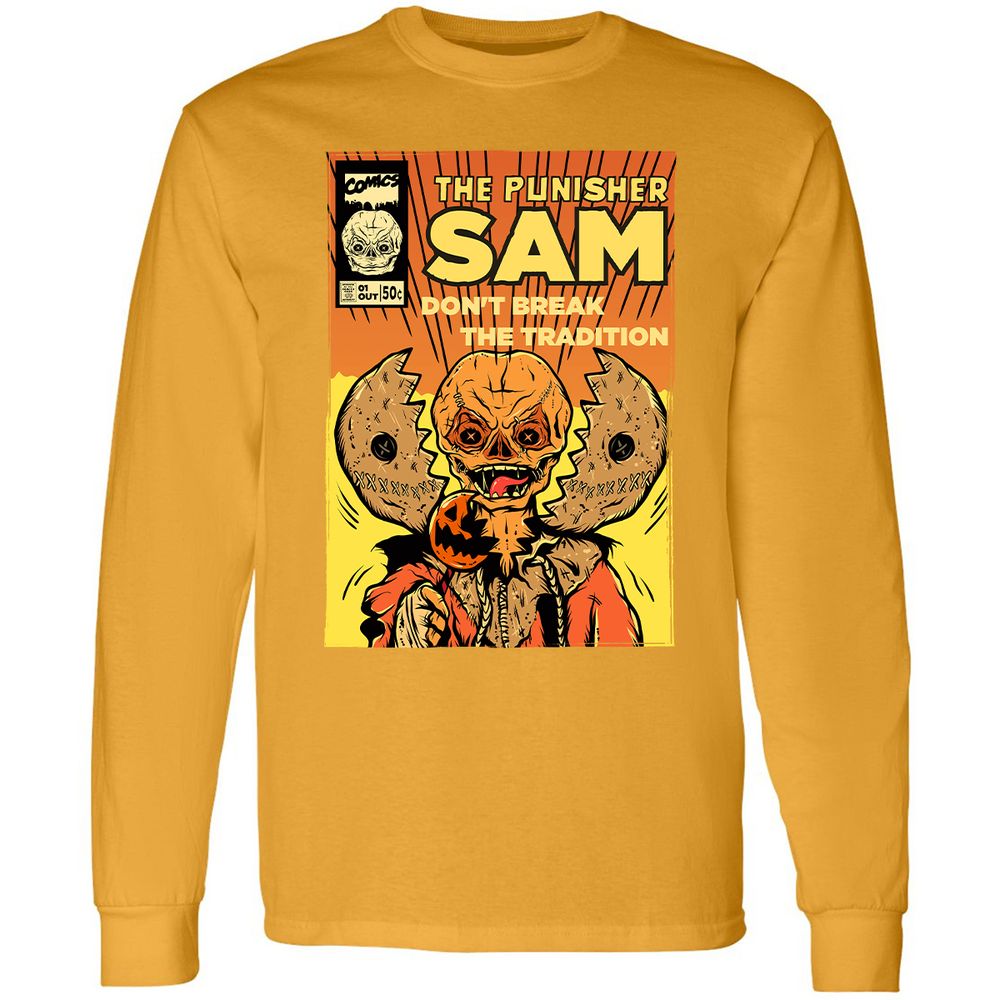 Long Sleeve T-Shirt - Q6KUEE53 - Gold - 9