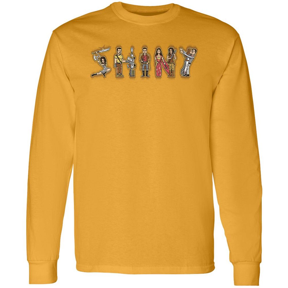 Long Sleeve T-Shirt - YWMXUU5K - Gold - 9