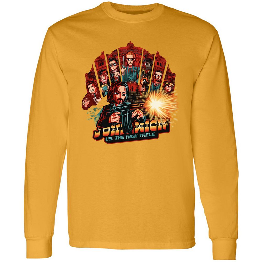 Long Sleeve T-Shirt - TAWQYSTB - Gold - 9