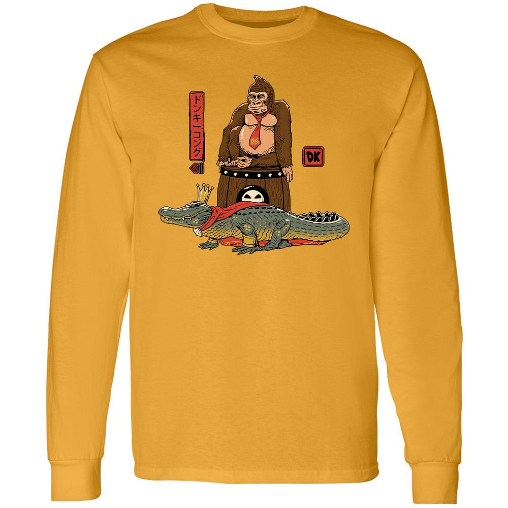 Long Sleeve T-Shirt - CA9M4FB2 - Gold - 9