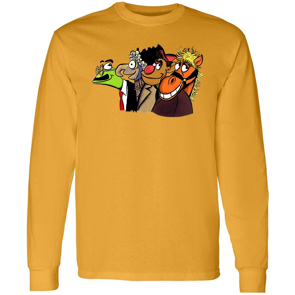 Long Sleeve T-Shirt - 1NZPXSAK - Gold - 9