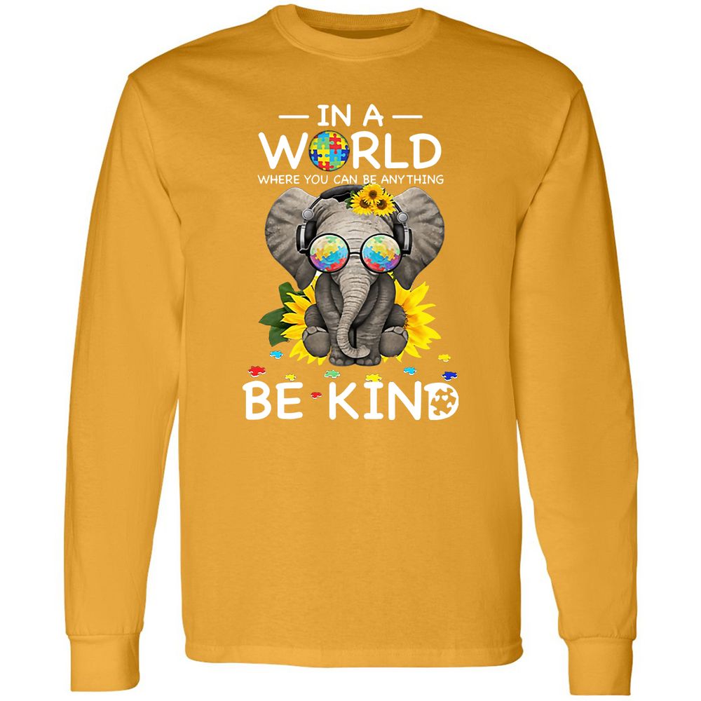 Long Sleeve T-Shirt - RBPQADEL - Gold - 9