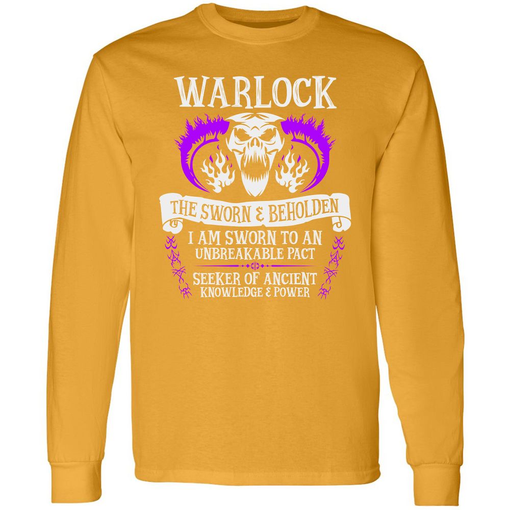 Long Sleeve T-Shirt - ZCLGG6TQ - Gold - 9