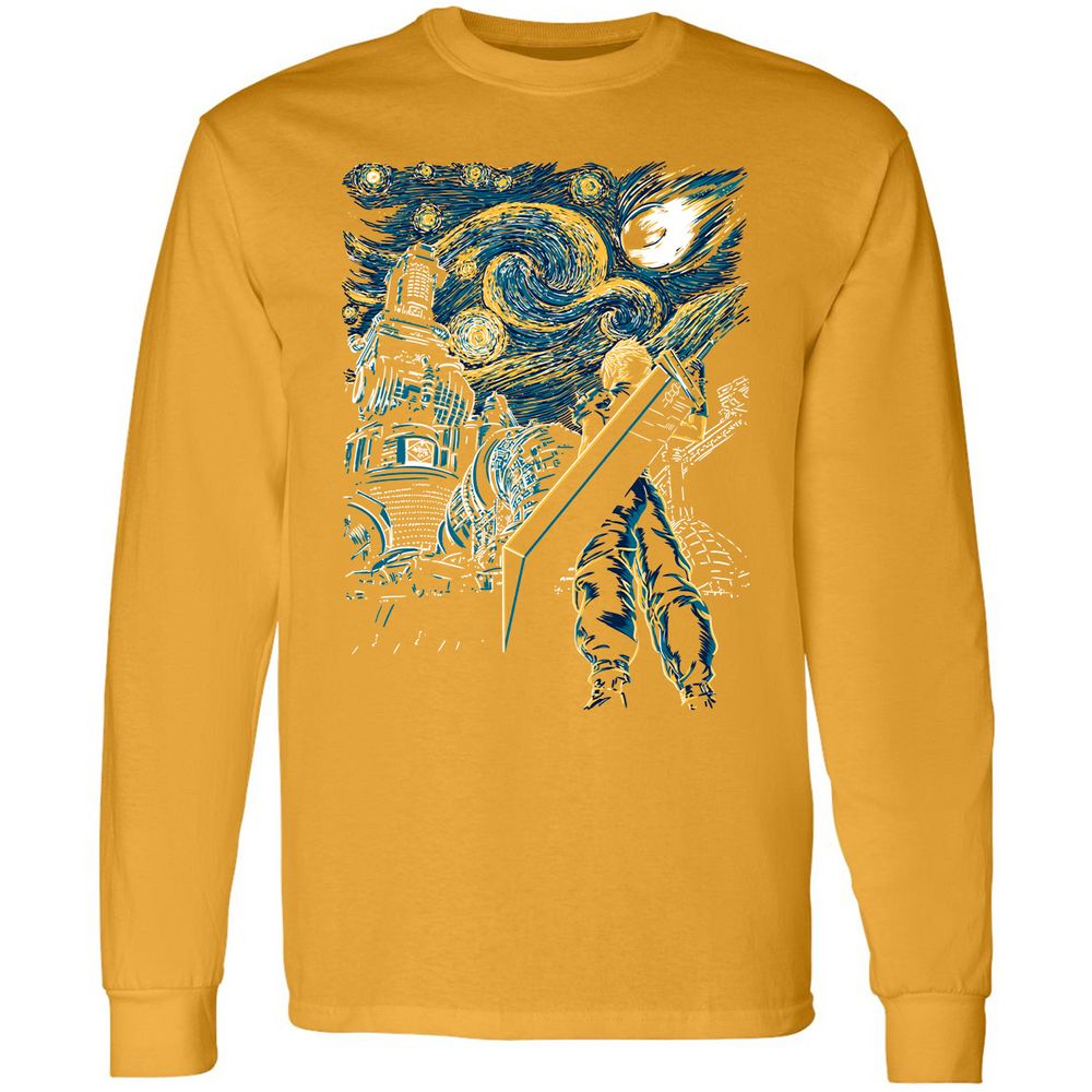 Long Sleeve T-Shirt - QUKV4Z51 - Gold - 9