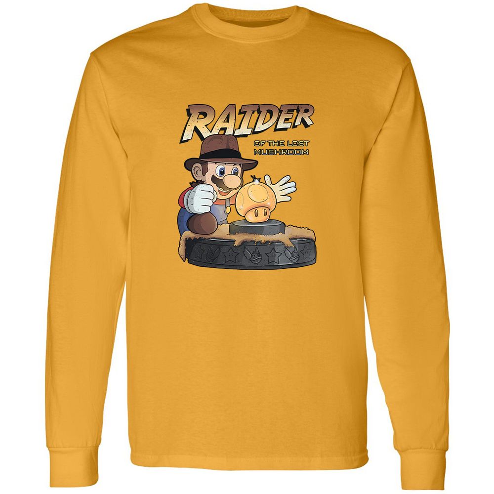 Long Sleeve T-Shirt - FHFLVNQN - Gold - 9