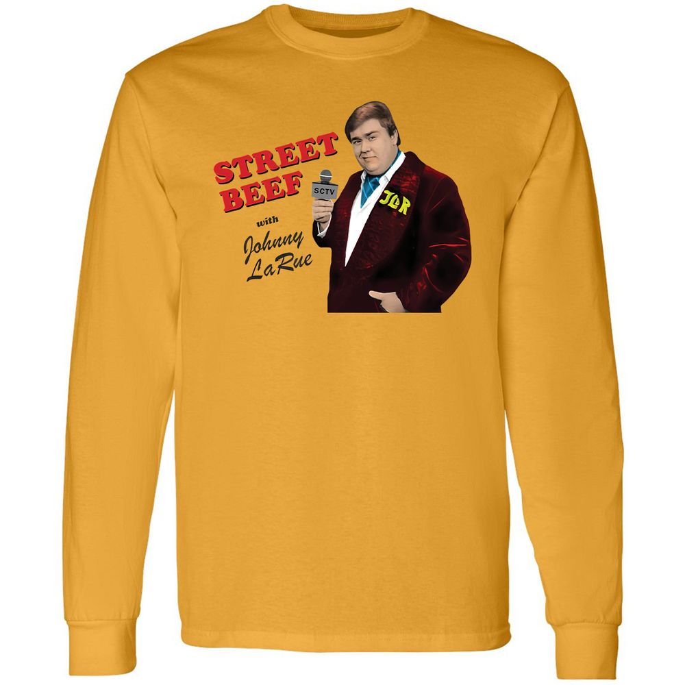 Long Sleeve T-Shirt - QGXH3TL7 - Gold - 9