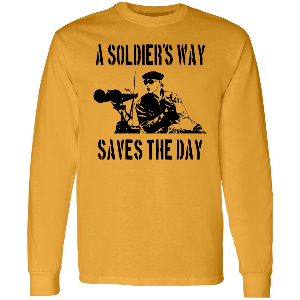 Long Sleeve T-Shirt - LBYWA434 - Gold - 9