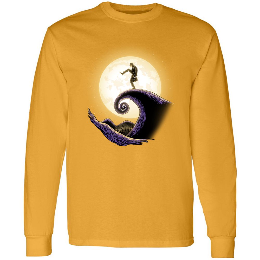 Long Sleeve T-Shirt - FJLJ7RAF - Gold - 9