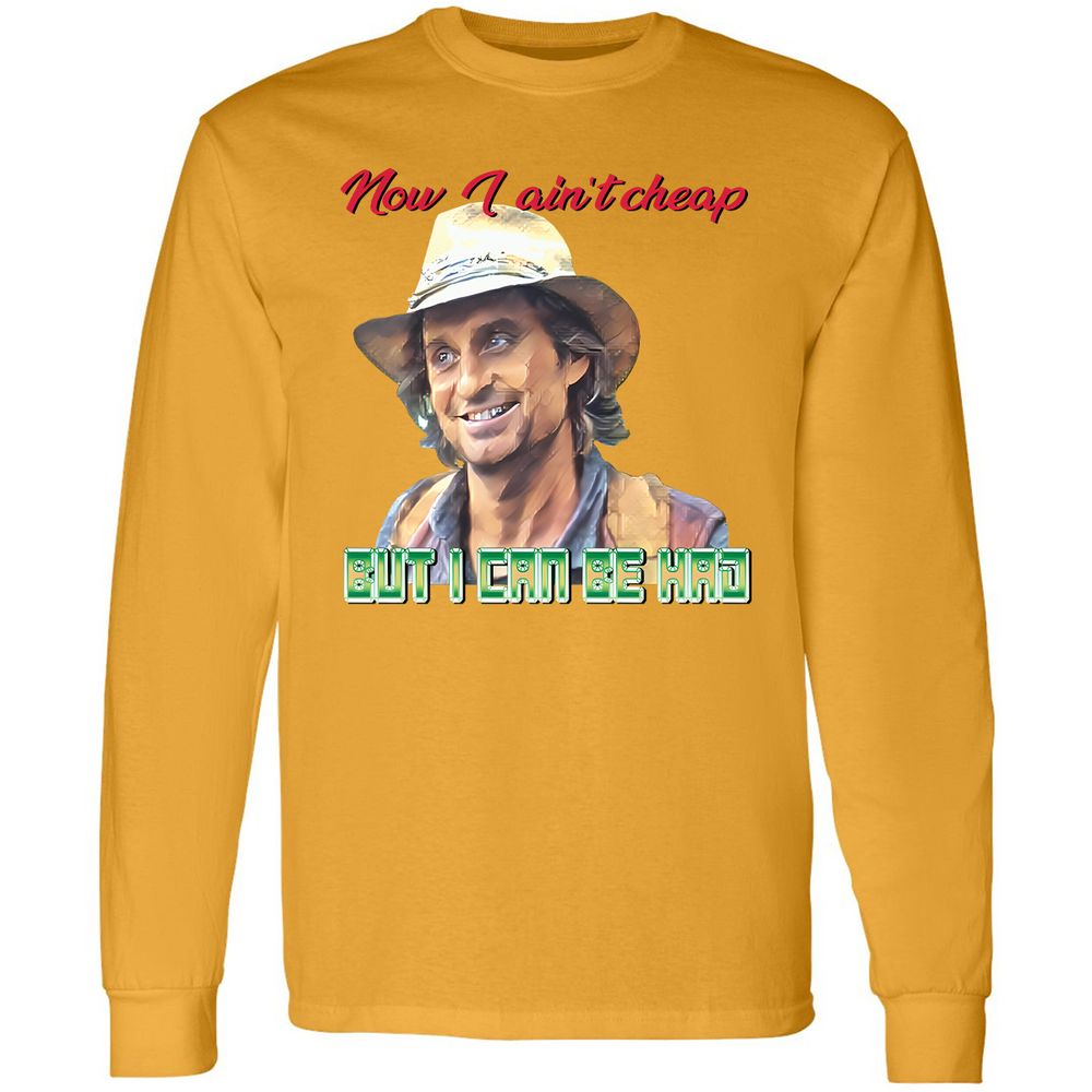 Long Sleeve T-Shirt - GS6WMLGQ - Gold - 9