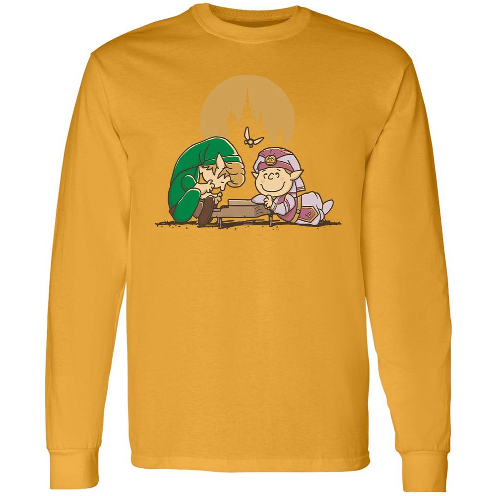 Long Sleeve T-Shirt - F5MEP7NY - Gold - 9