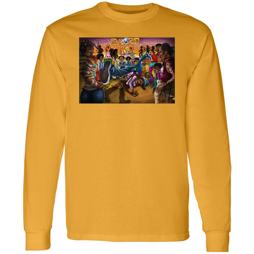 Long Sleeve T-Shirt - PEQCUYD5 - Gold - 9