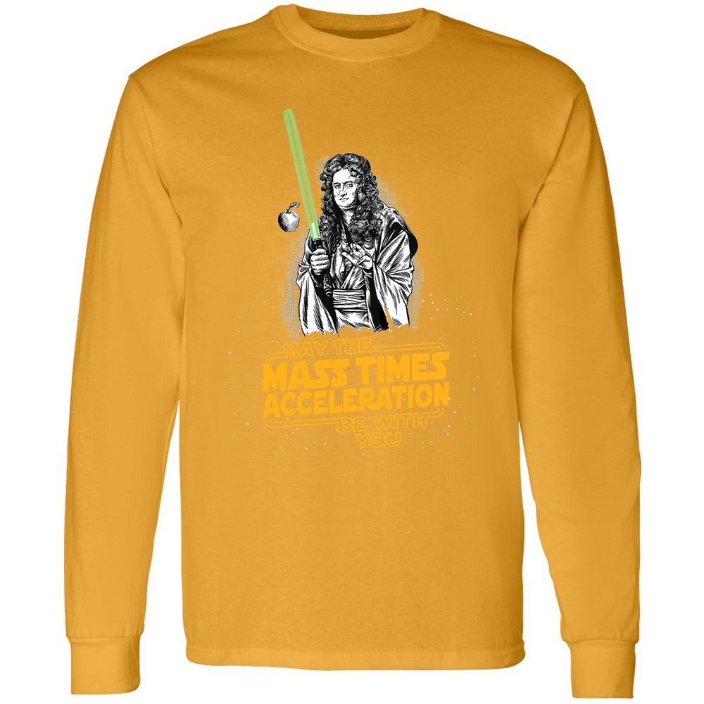 Long Sleeve T-Shirt - XQNGAD7V - Gold - 9