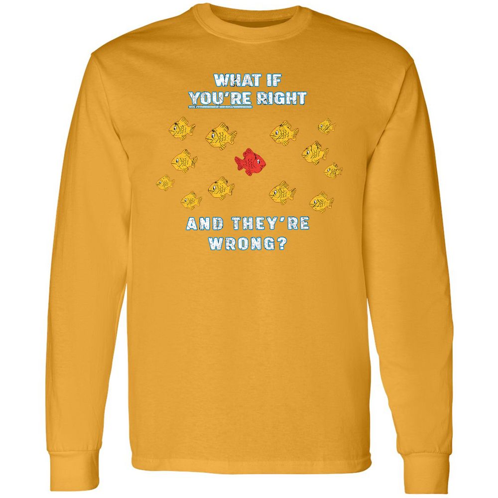Long Sleeve T-Shirt - 73N43J7Q - Gold - 9