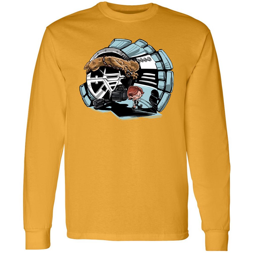 Long Sleeve T-Shirt - 9AZZ15LN - Gold - 9