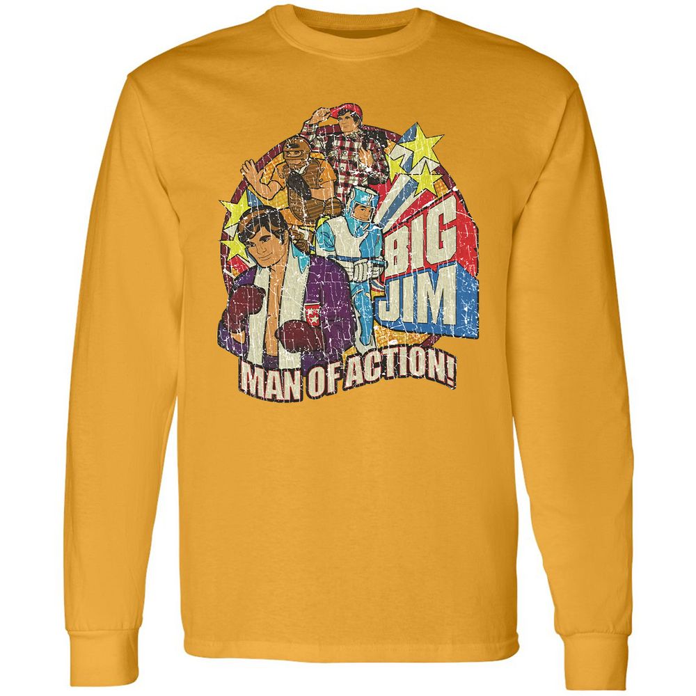 Long Sleeve T-Shirt - WGT6ACF3 - Gold - 9