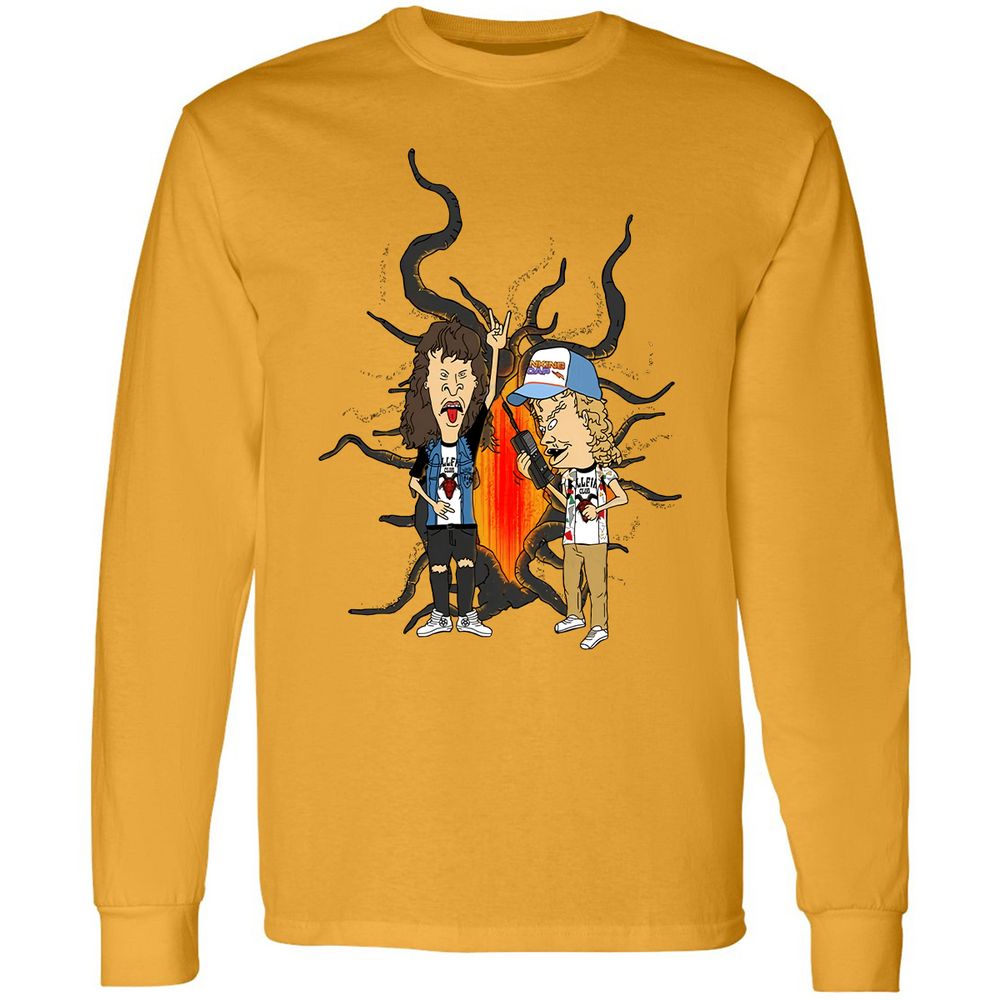 Long Sleeve T-Shirt - R7XD3M28 - Gold - 9