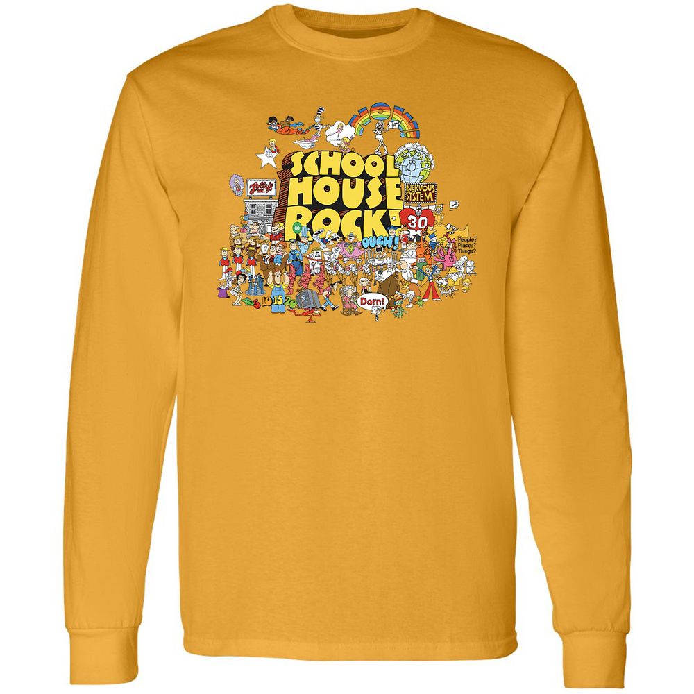 Long Sleeve T-Shirt - JFZTT3Y5 - Gold - 9