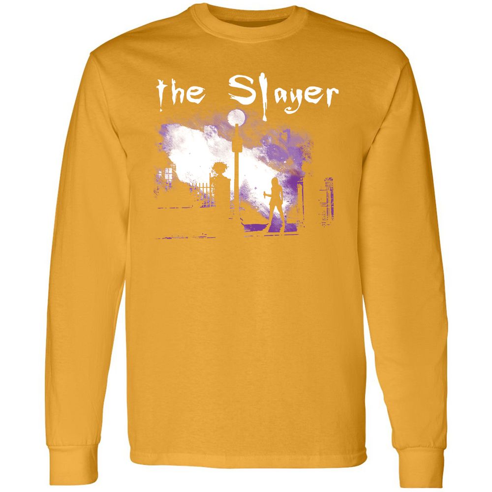 Long Sleeve T-Shirt - 75FSY3KQ - Gold - 9