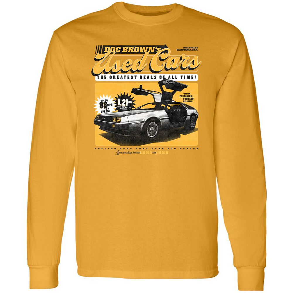 Long Sleeve T-Shirt - H2J8WR64 - Gold - 9