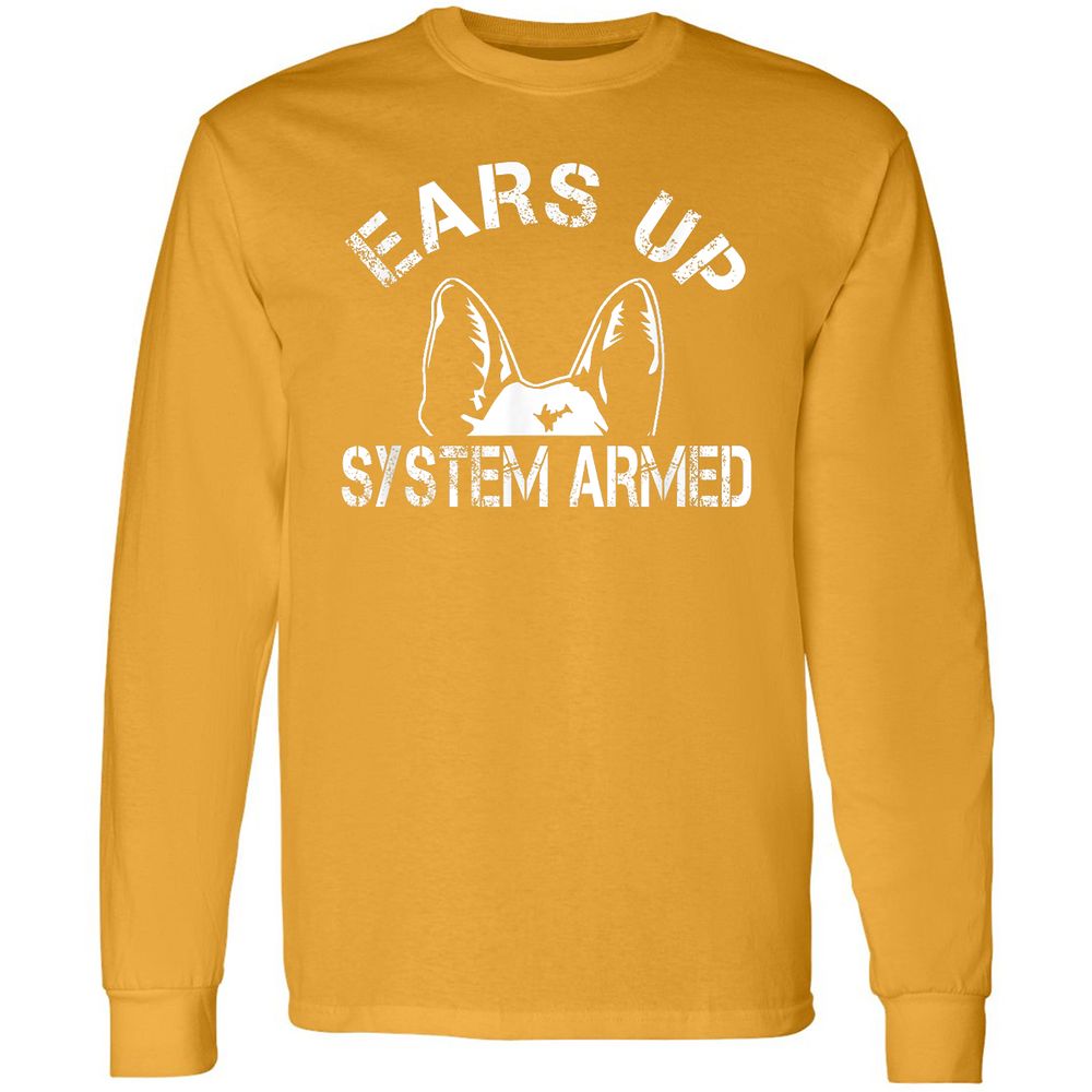 Long Sleeve T-Shirt - ZQDK4PL4 - Gold - 9