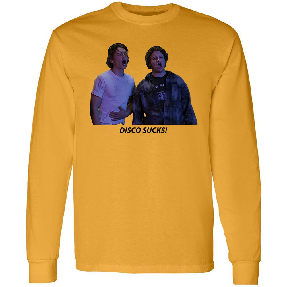 Long Sleeve T-Shirt - HQD3BWGF - Gold - 9