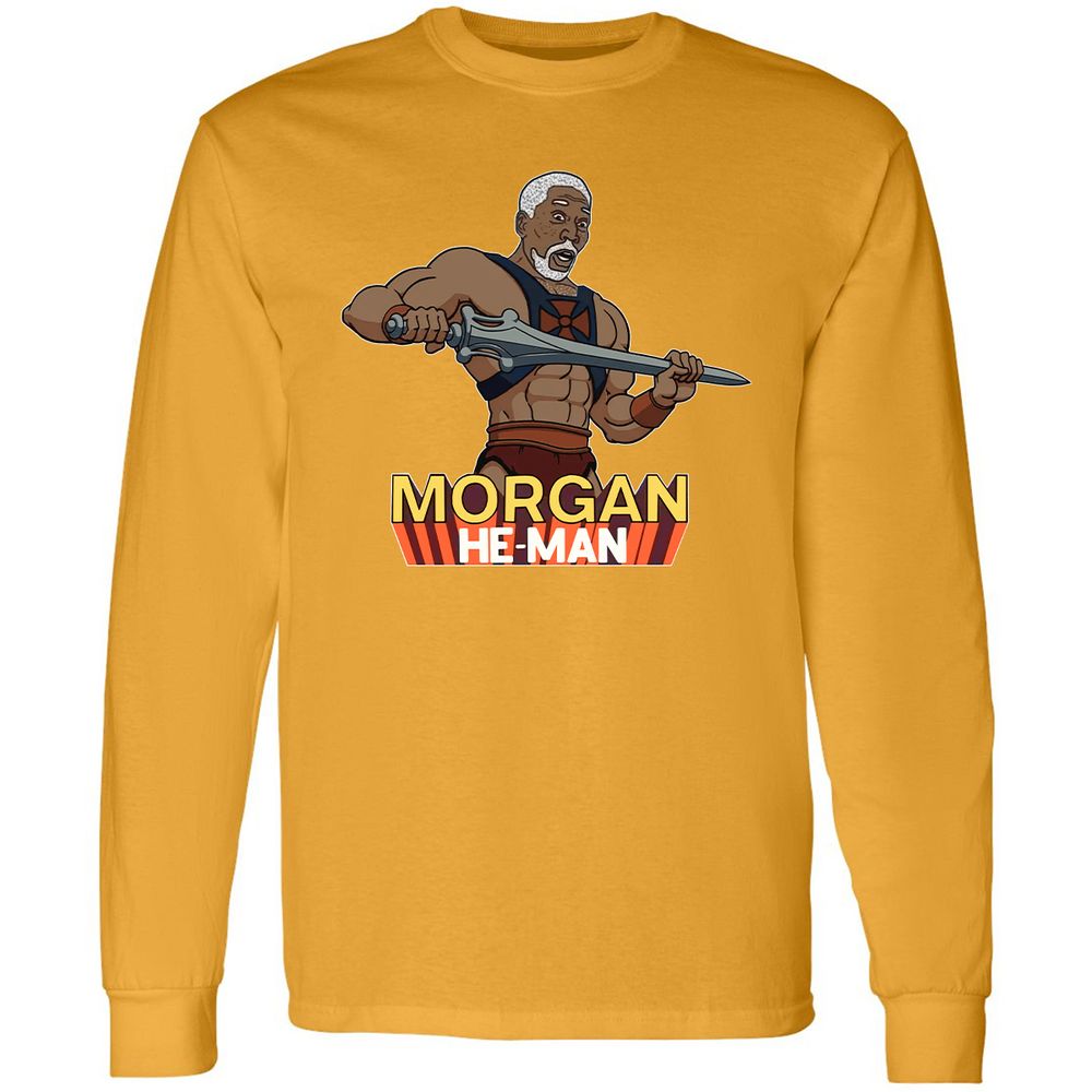 Long Sleeve T-Shirt - YXSGZR9C - Gold - 9