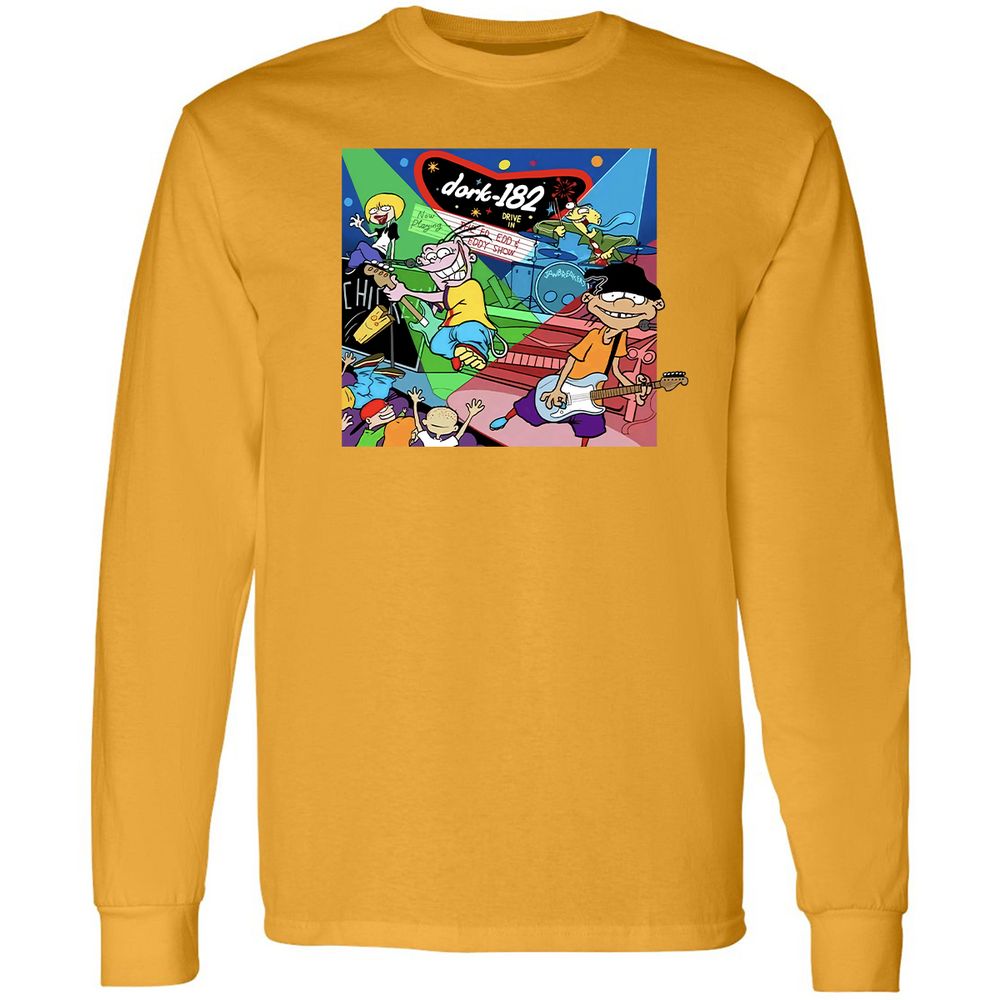 Long Sleeve T-Shirt - TQ876P47 - Gold - 9