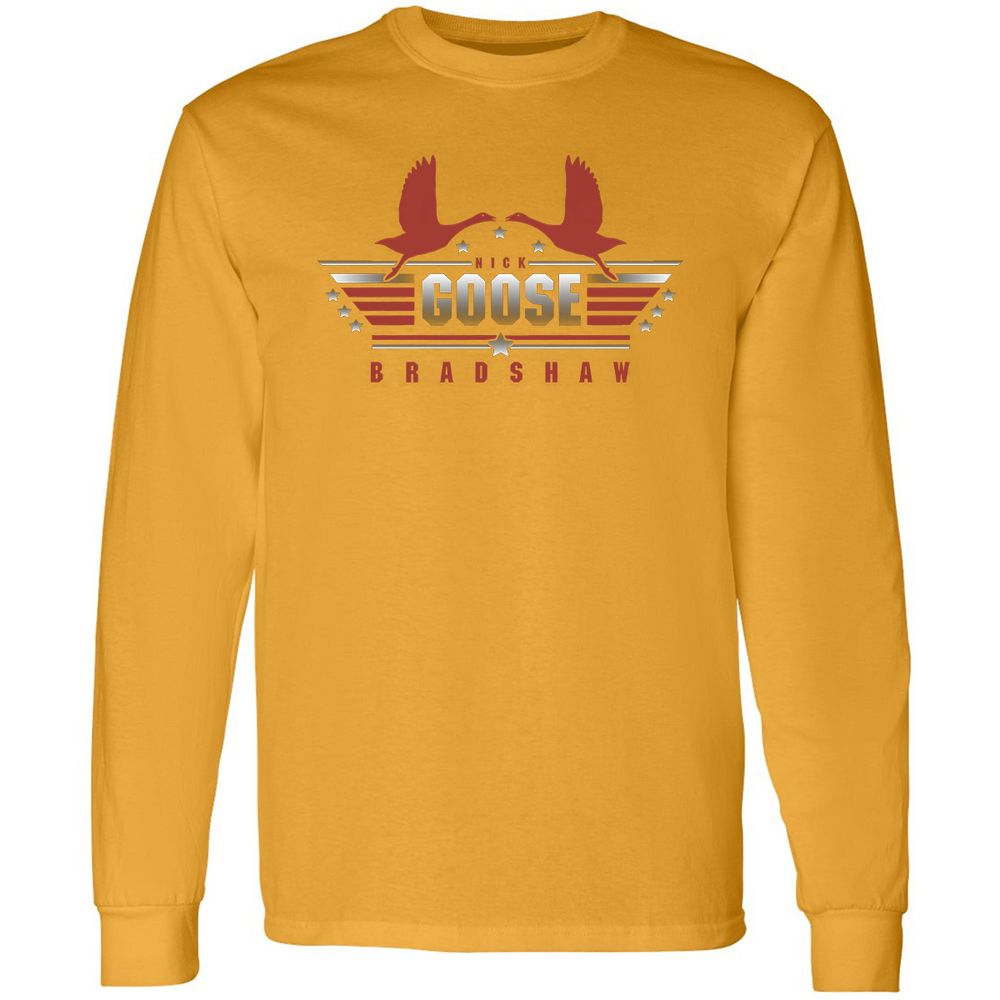 Long Sleeve T-Shirt - CRCXMXRD - Gold - 9