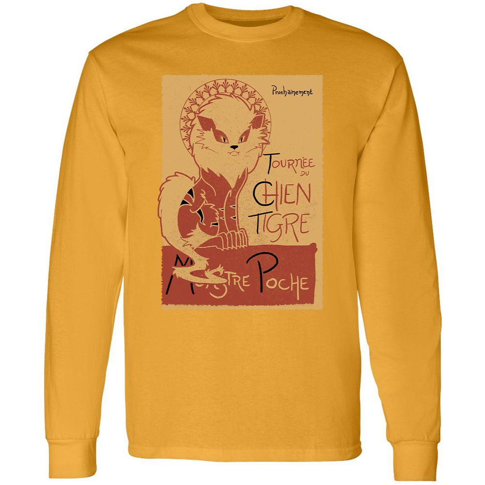 Long Sleeve T-Shirt - P89FL5Q8 - Gold - 9