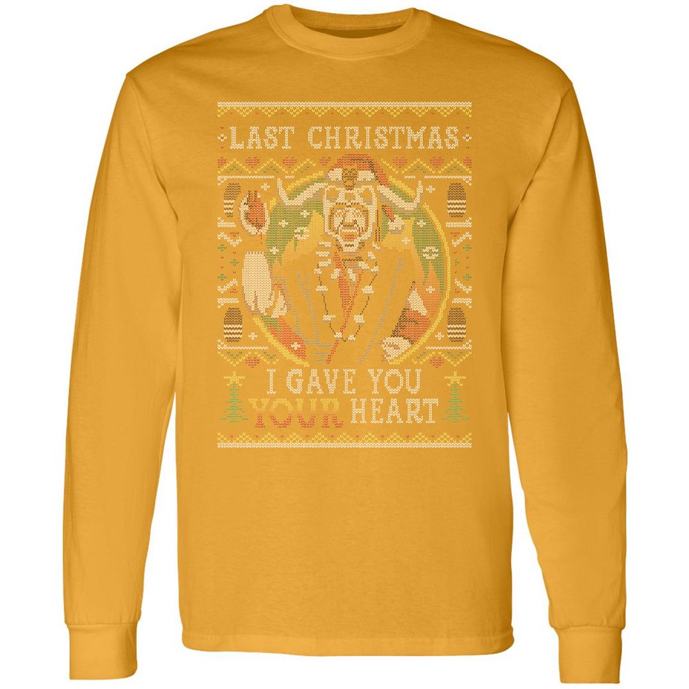 Long Sleeve T-Shirt - GV4JLW4X - Gold - 9