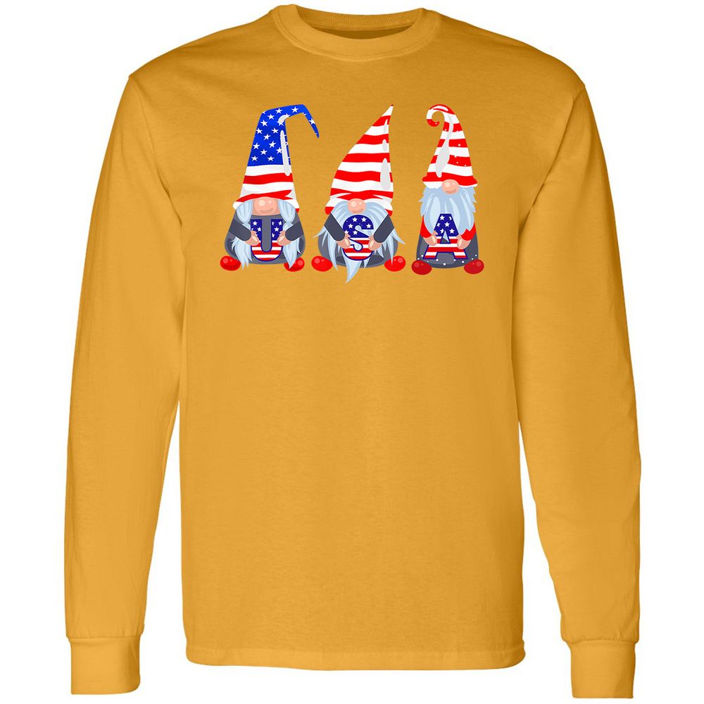 Long Sleeve T-Shirt - AETDZ14S - Gold - 9