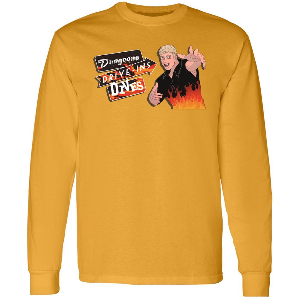 Long Sleeve T-Shirt - 1RGM6N2Y - Gold - 9