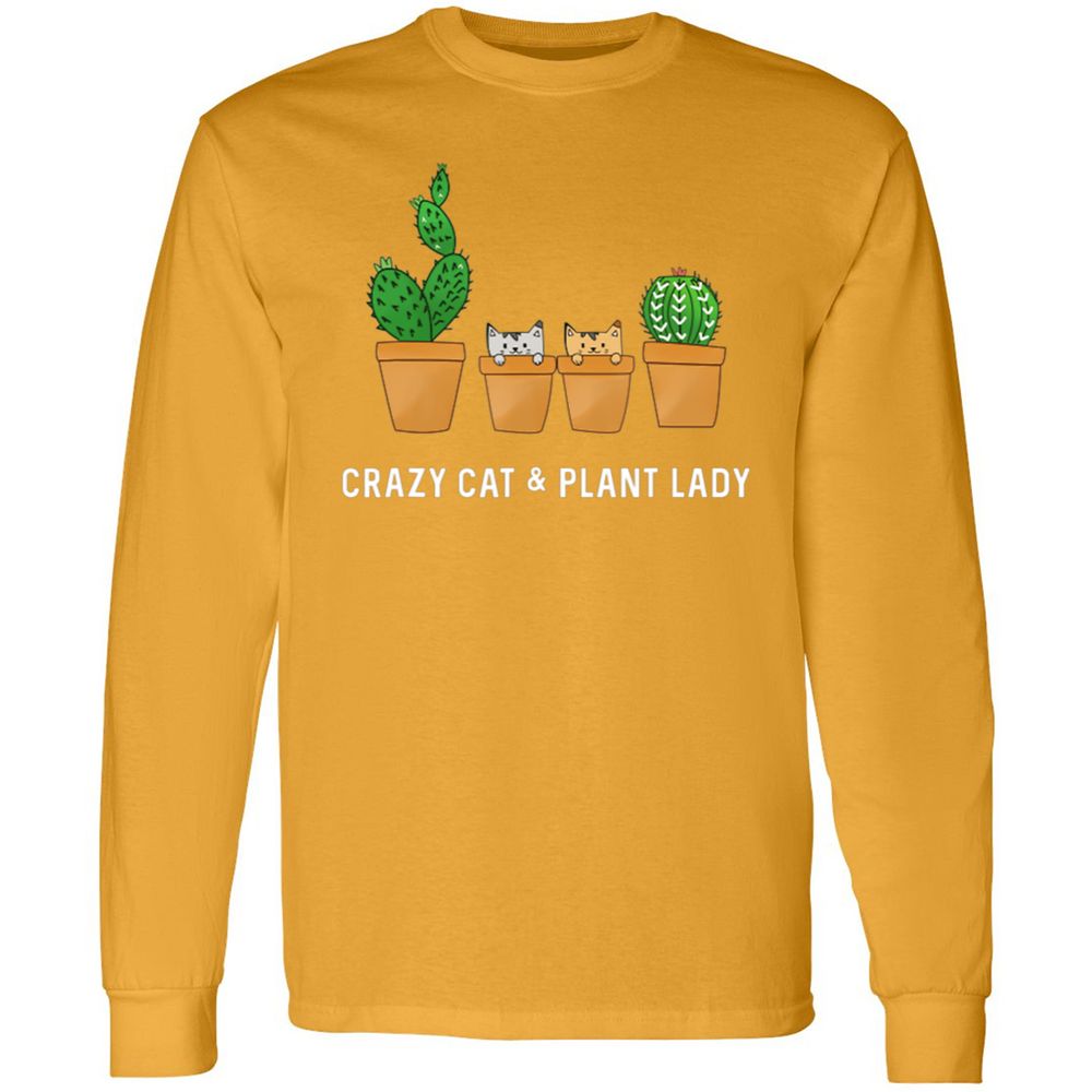 Long Sleeve T-Shirt - GZAE2ZJ5 - Gold - 9