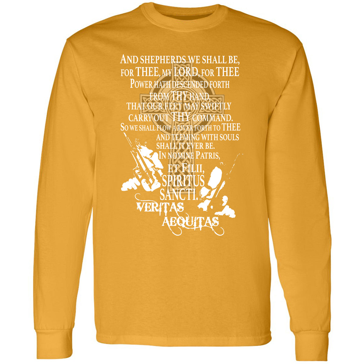 Long Sleeve T-Shirt - SJXGMF5N - Gold - 9
