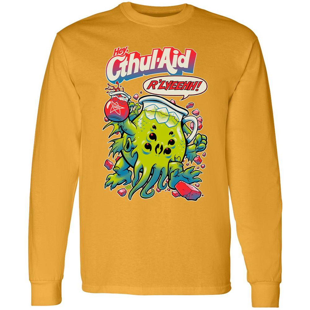 Long Sleeve T-Shirt - U75DYL9L - Gold - 9