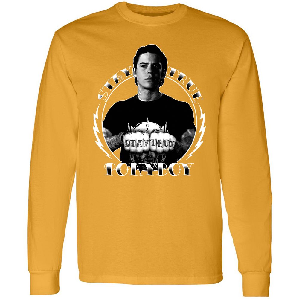 Long Sleeve T-Shirt - 9V922KX6 - Gold - 9