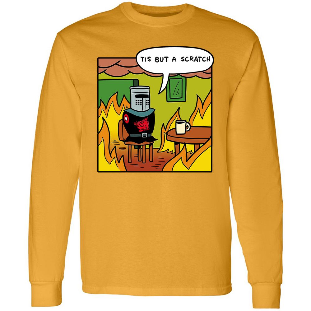 Long Sleeve T-Shirt - SJCRJ9H2 - Gold - 9