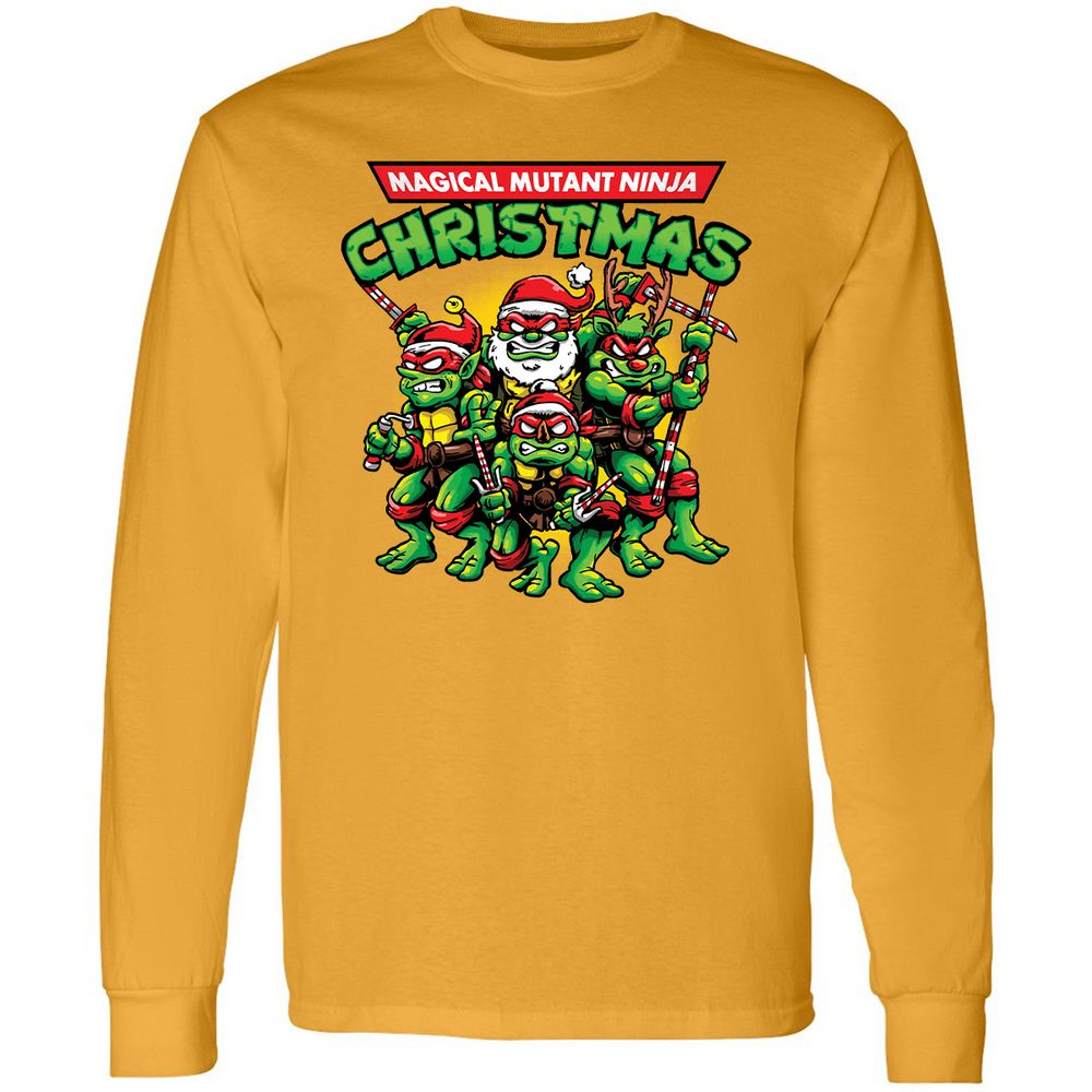 Long Sleeve T-Shirt - C9TQCZ6N - Gold - 9