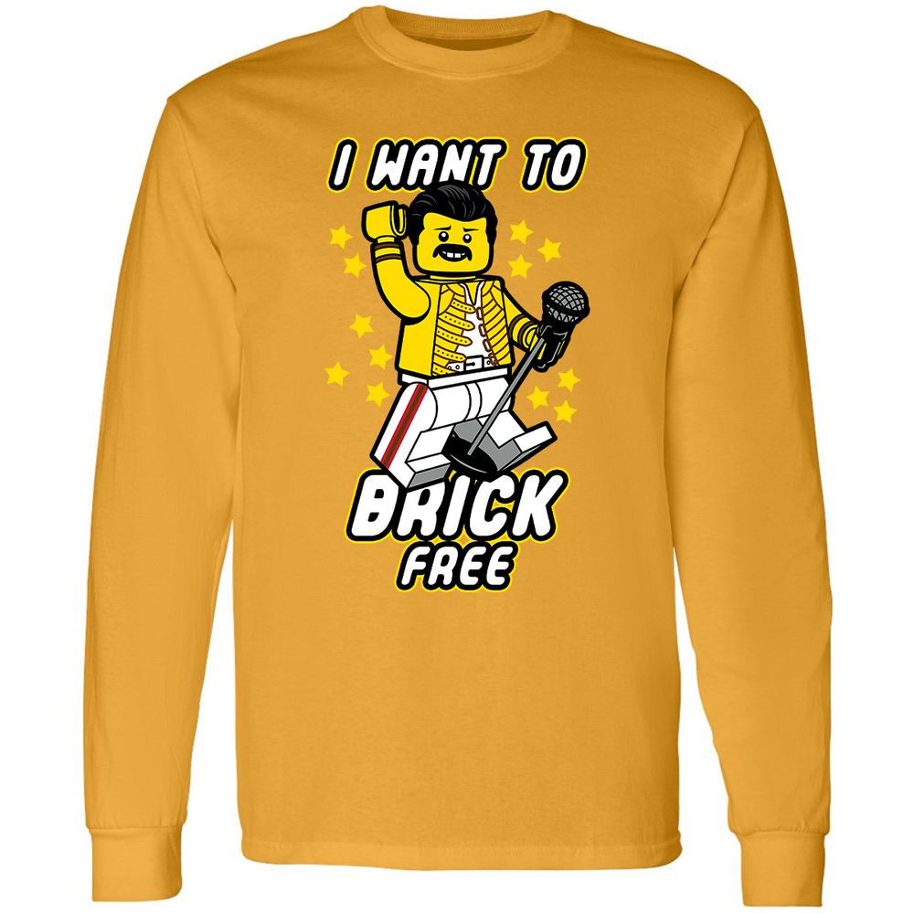 Long Sleeve T-Shirt - WJF8TASY - Gold - 9