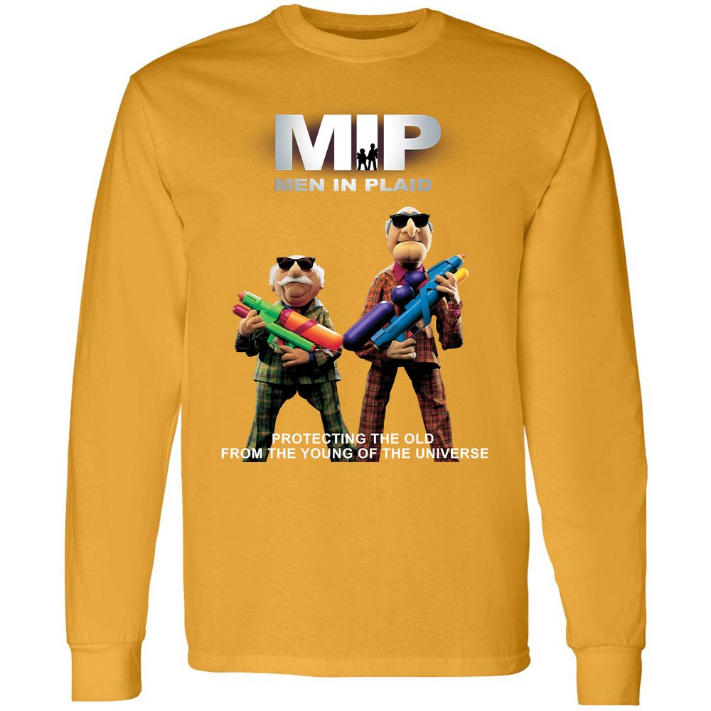 Long Sleeve T-Shirt - PZ1JYHWE - Gold - 9