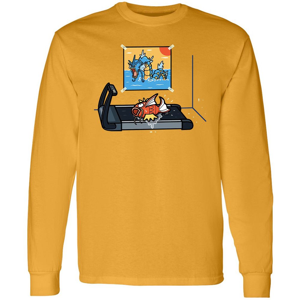 Long Sleeve T-Shirt - TEQMHXXW - Gold - 9