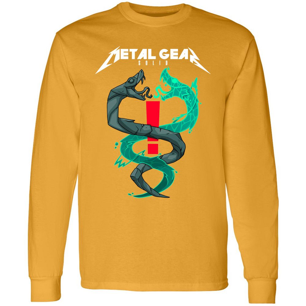 Long Sleeve T-Shirt - U9VP86YX - Gold - 9