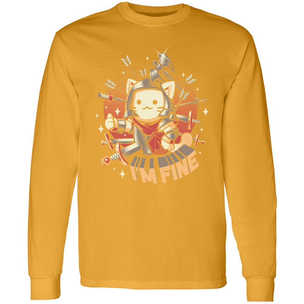 Long Sleeve T-Shirt - 9DHT8T47 - Gold - 9