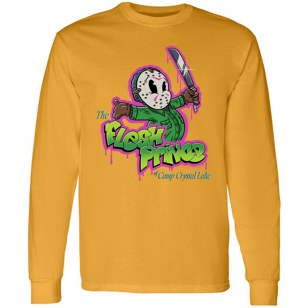 Long Sleeve T-Shirt - QEXSUNZG - Gold - 9