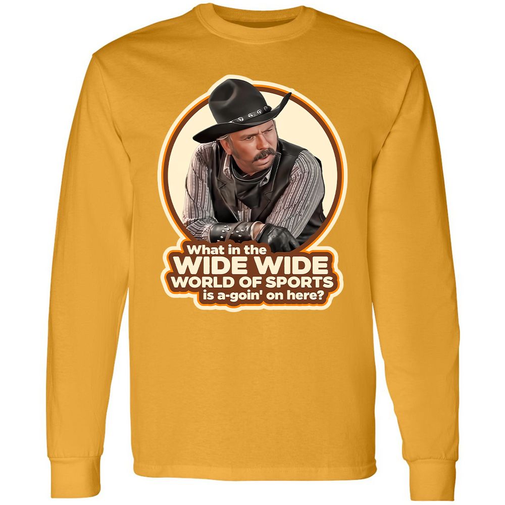 Long Sleeve T-Shirt - CZNJFFFJ - Gold - 9
