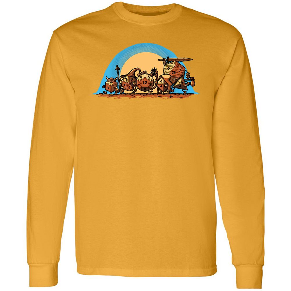 Long Sleeve T-Shirt - GKXTMGN8 - Gold - 9