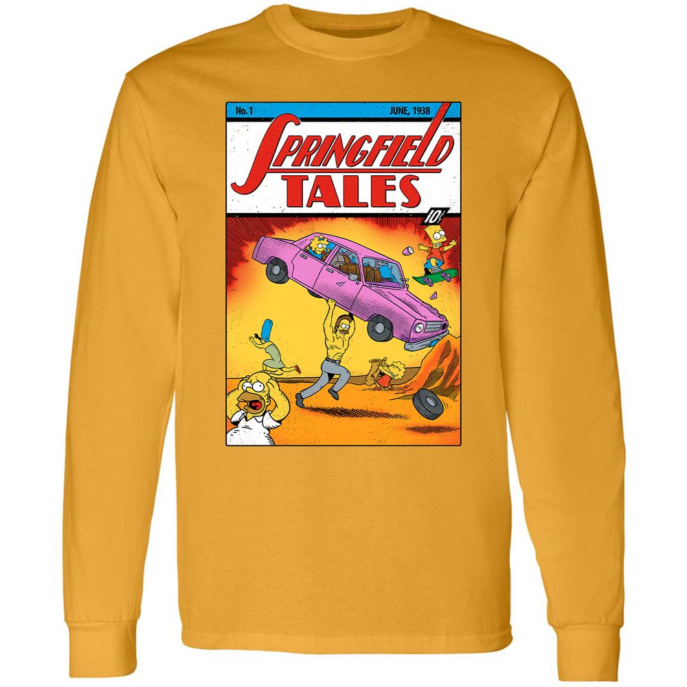 Long Sleeve T-Shirt - 9NH8ACWQ - Gold - 9