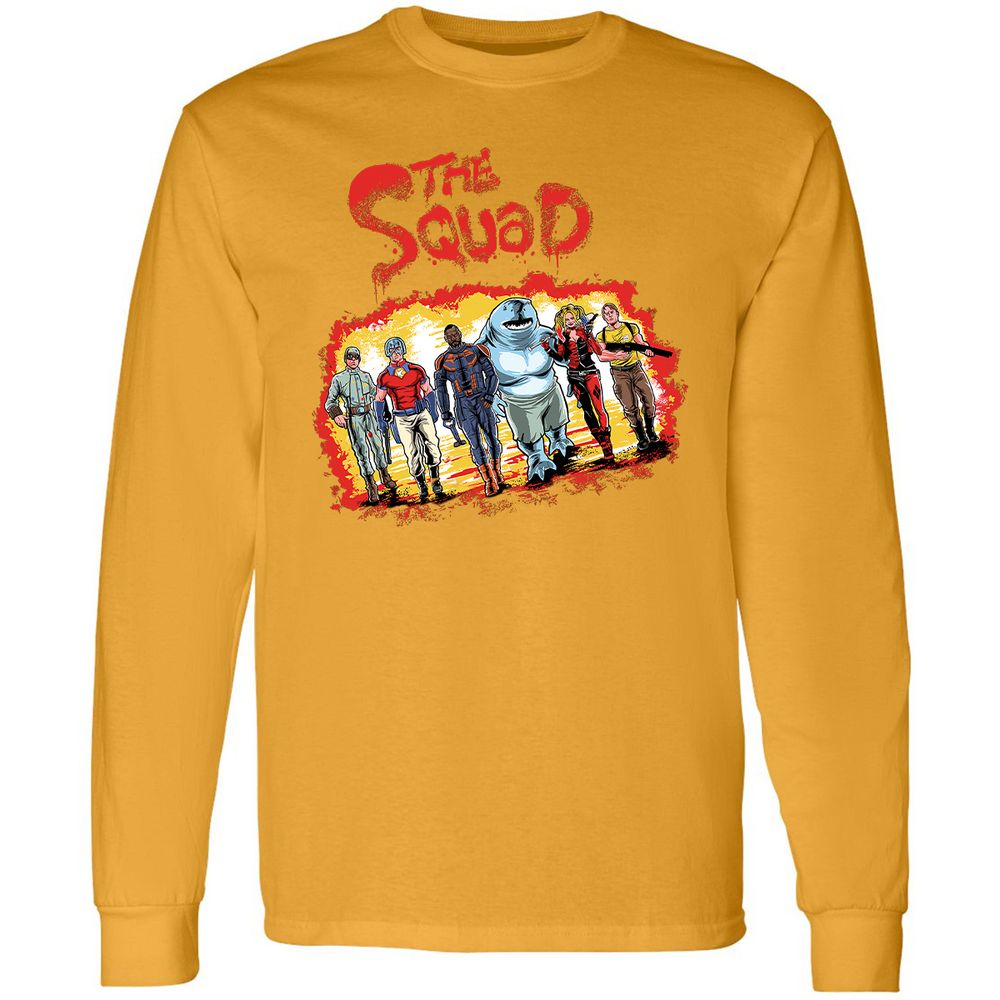 Long Sleeve T-Shirt - CKQFLPCE - Gold - 9