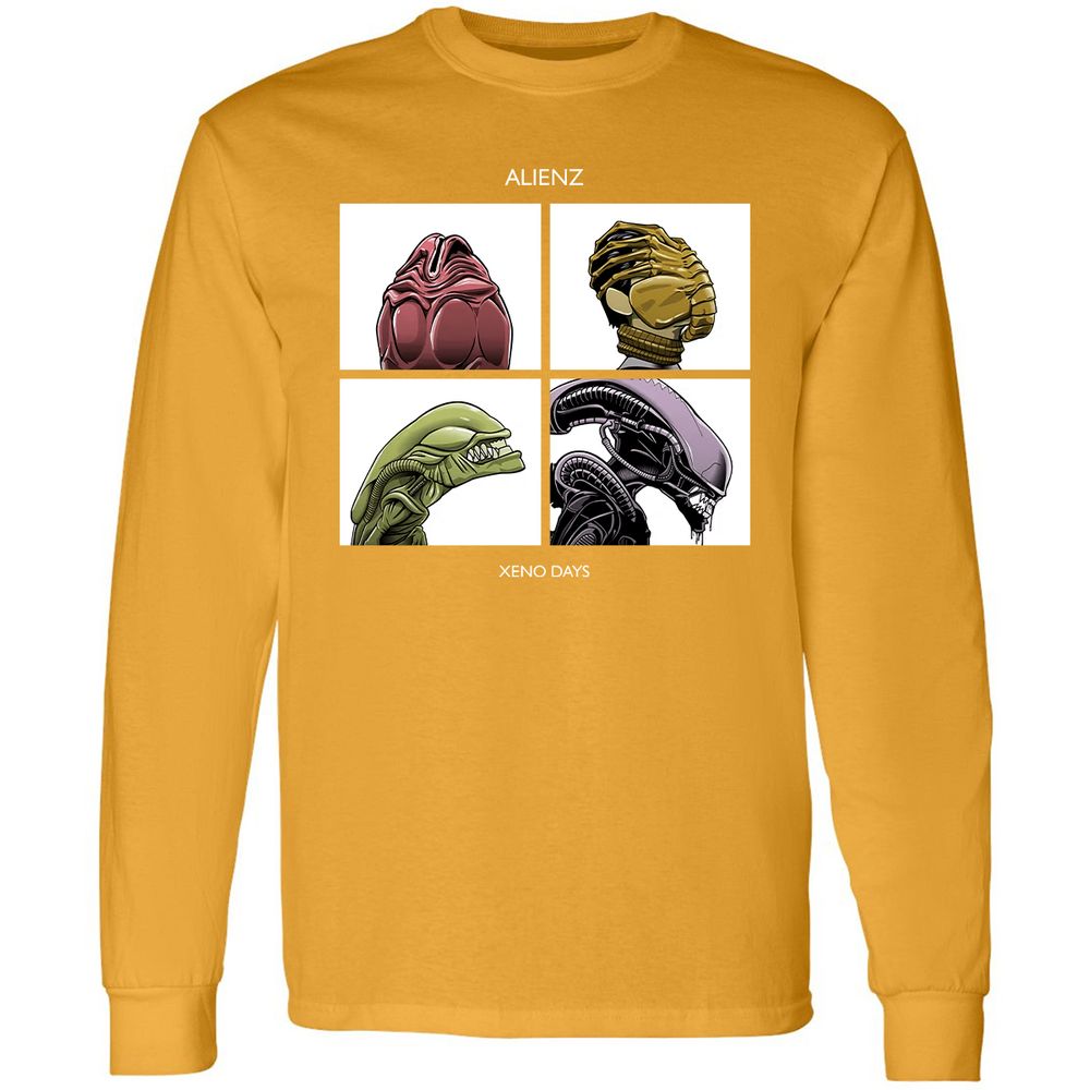 Long Sleeve T-Shirt - XR4PUGSB - Gold - 9
